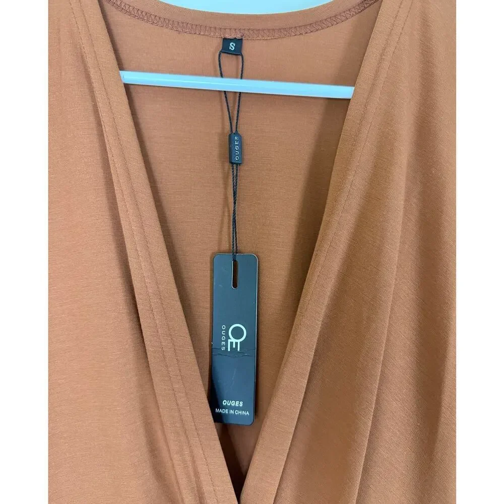 NWT ouges Brown Dress - Size Small - Perfect! - Picture 2 of 6